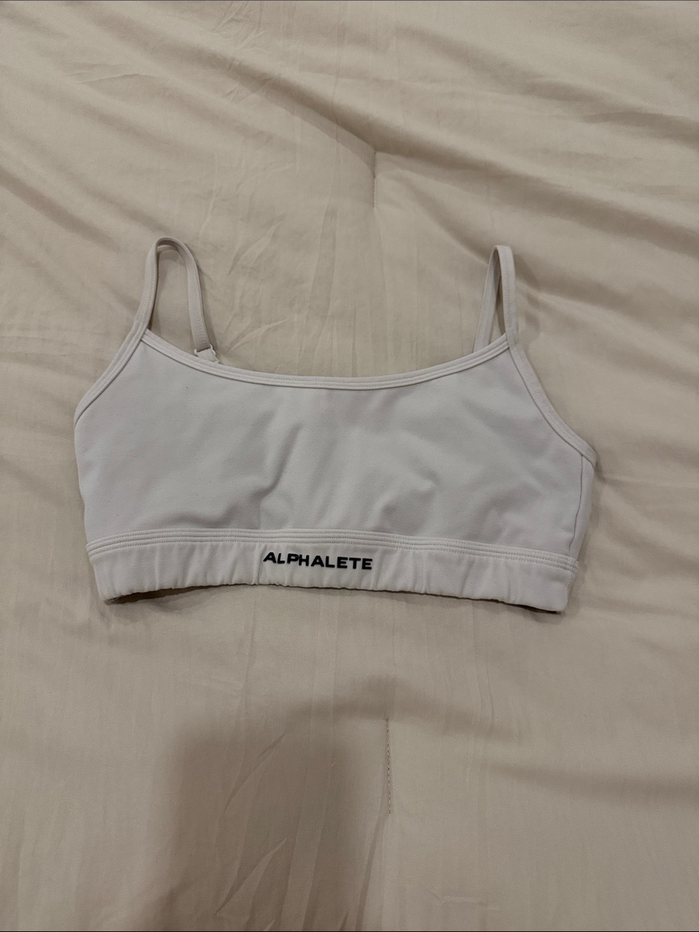 Alphalete White sports bra